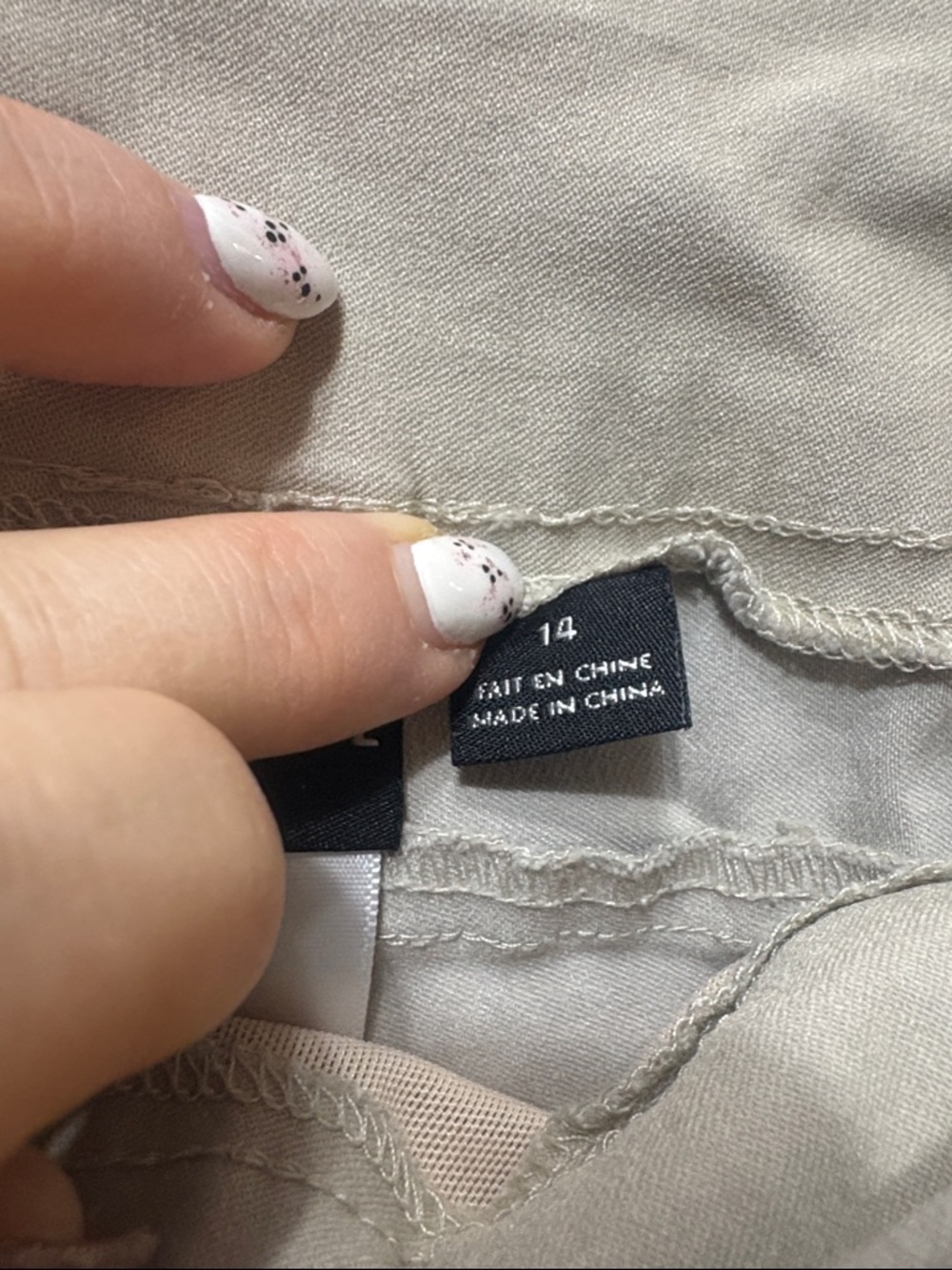 Tribal Light Beige Pull-On Bermuda Shorts - Picture 5 of 5